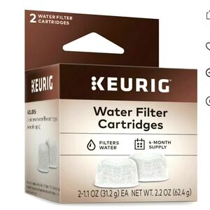 Keurig Water Filter– 2 Pack (4-Month Supply)